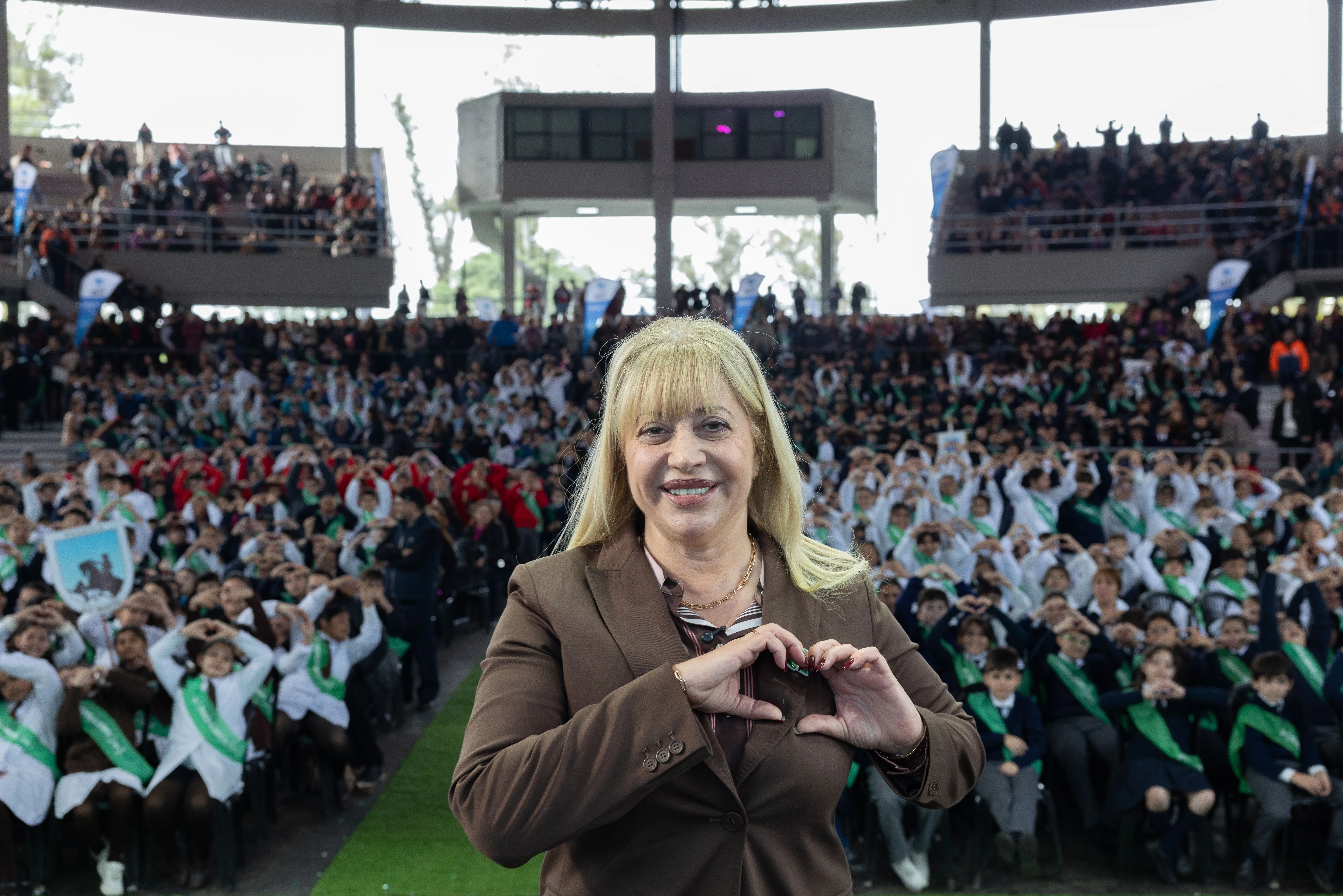 “Los niños nos ayudan a replicar el compromiso ambiental en cada familia”, destacó Chahla en el acto de Promesa Ambiental
