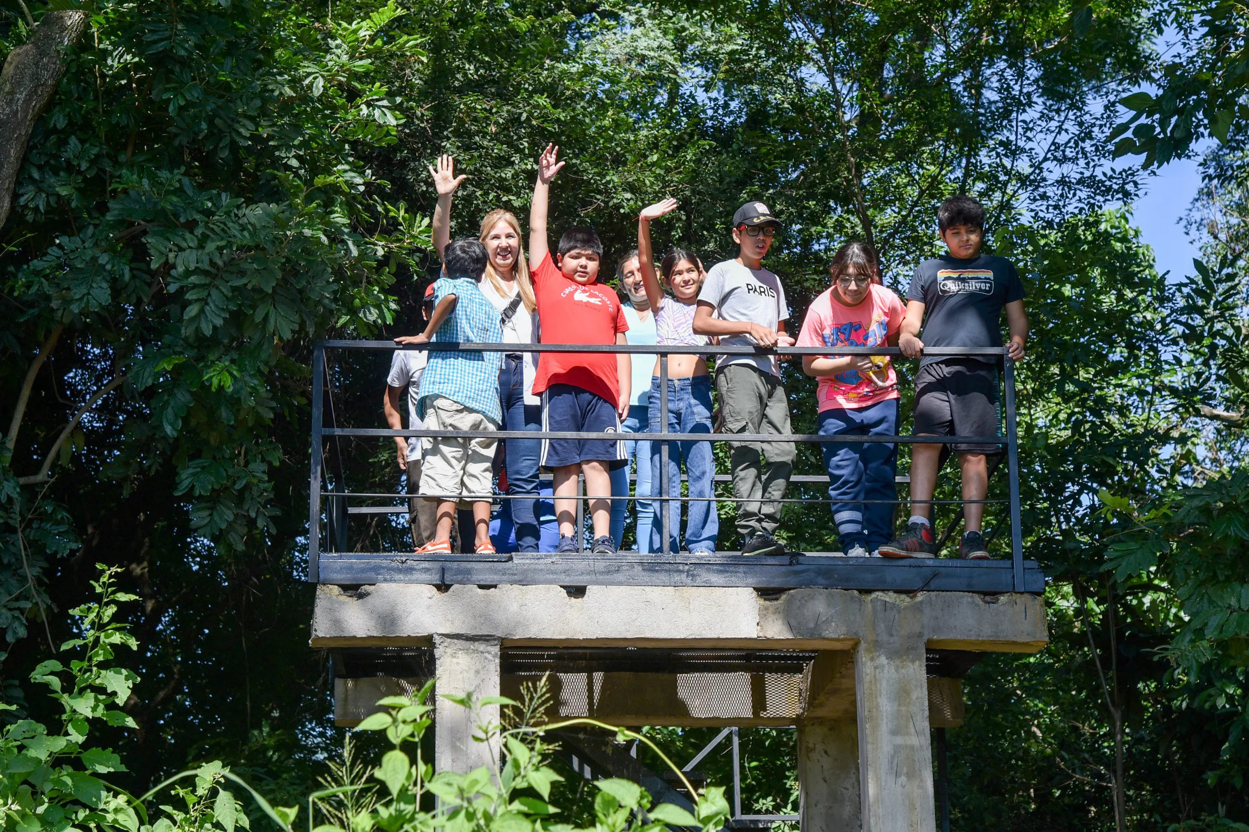 Niños y niñas del CIM TEA visitaron por primera vez la Reserva