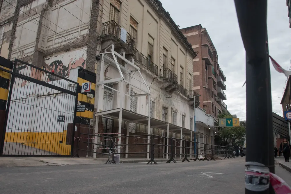 Operativo preventivo en calle Mendoza al 200