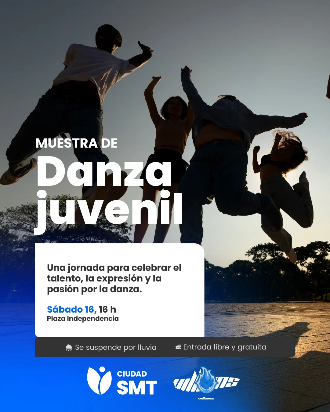 flyer muestra de baile 16 de mayo