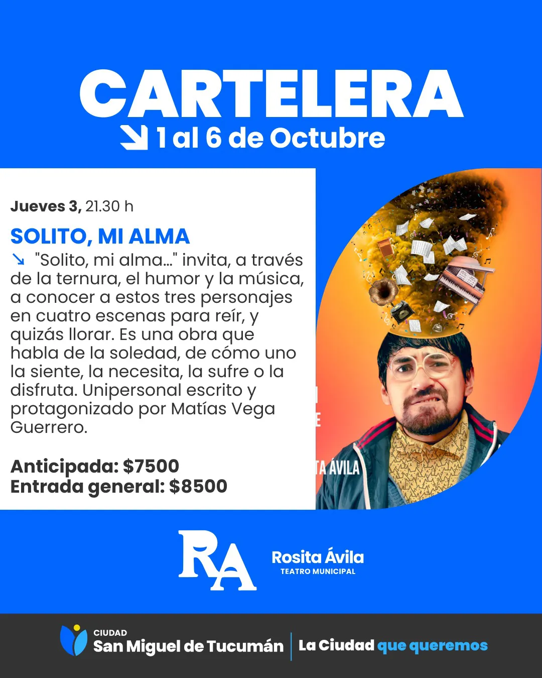 flyer teatro solito