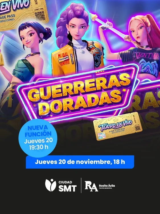 flyer guerreras nueva función