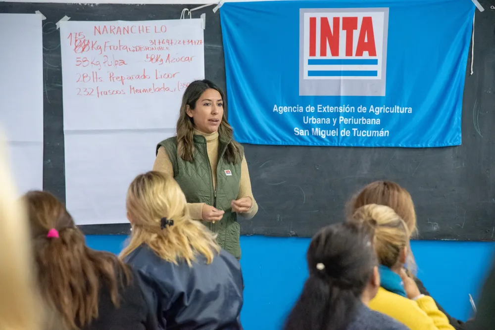 taller licor de naranja con INTA 1