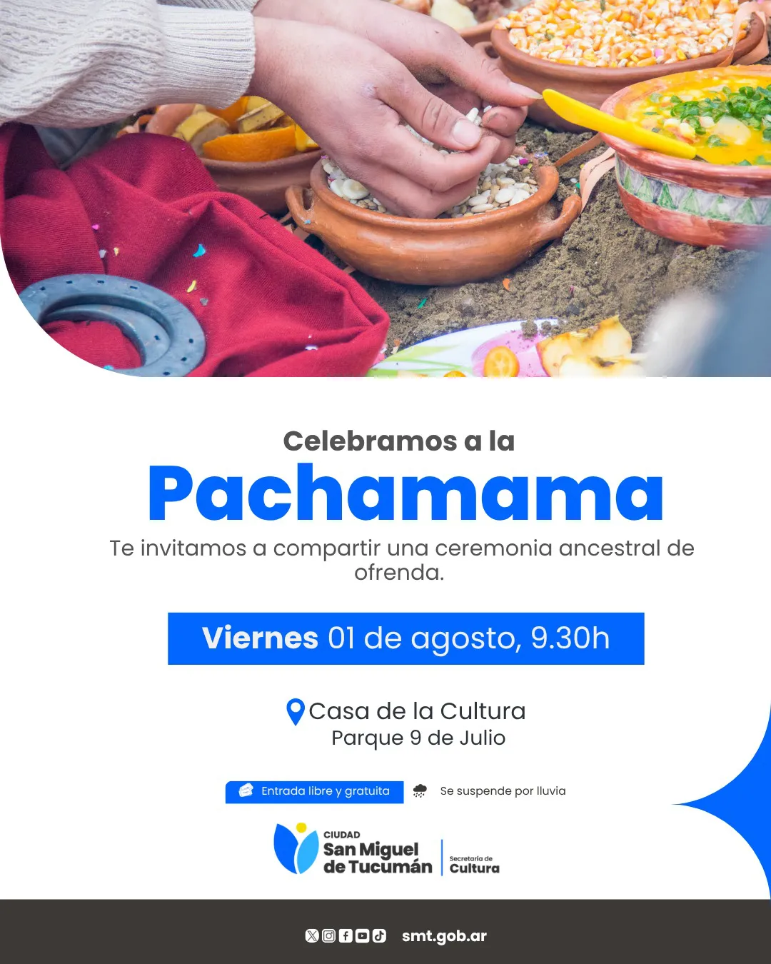 flyer pachamama parque
