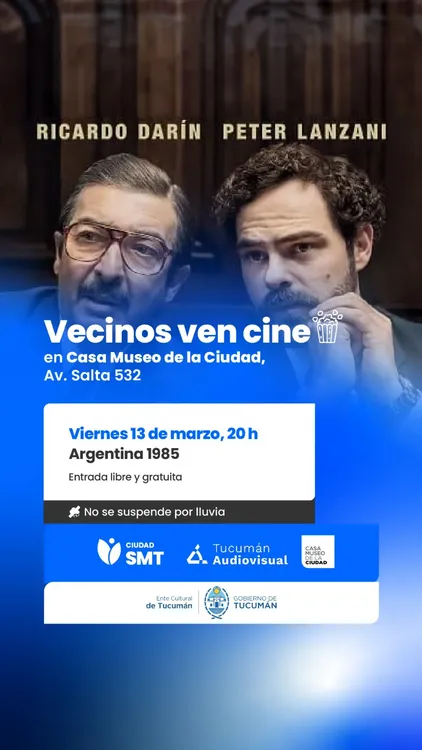 flyer cine casa museo de la ciudad 13 de marzo