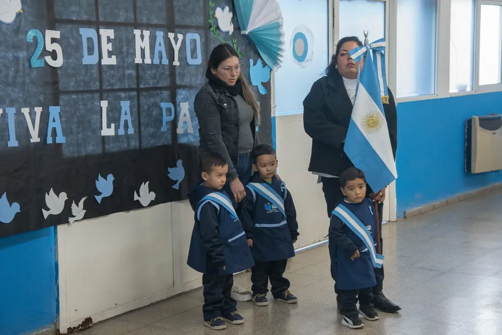 Acto por el aniversario de la Revolución de Mayo en los CDI