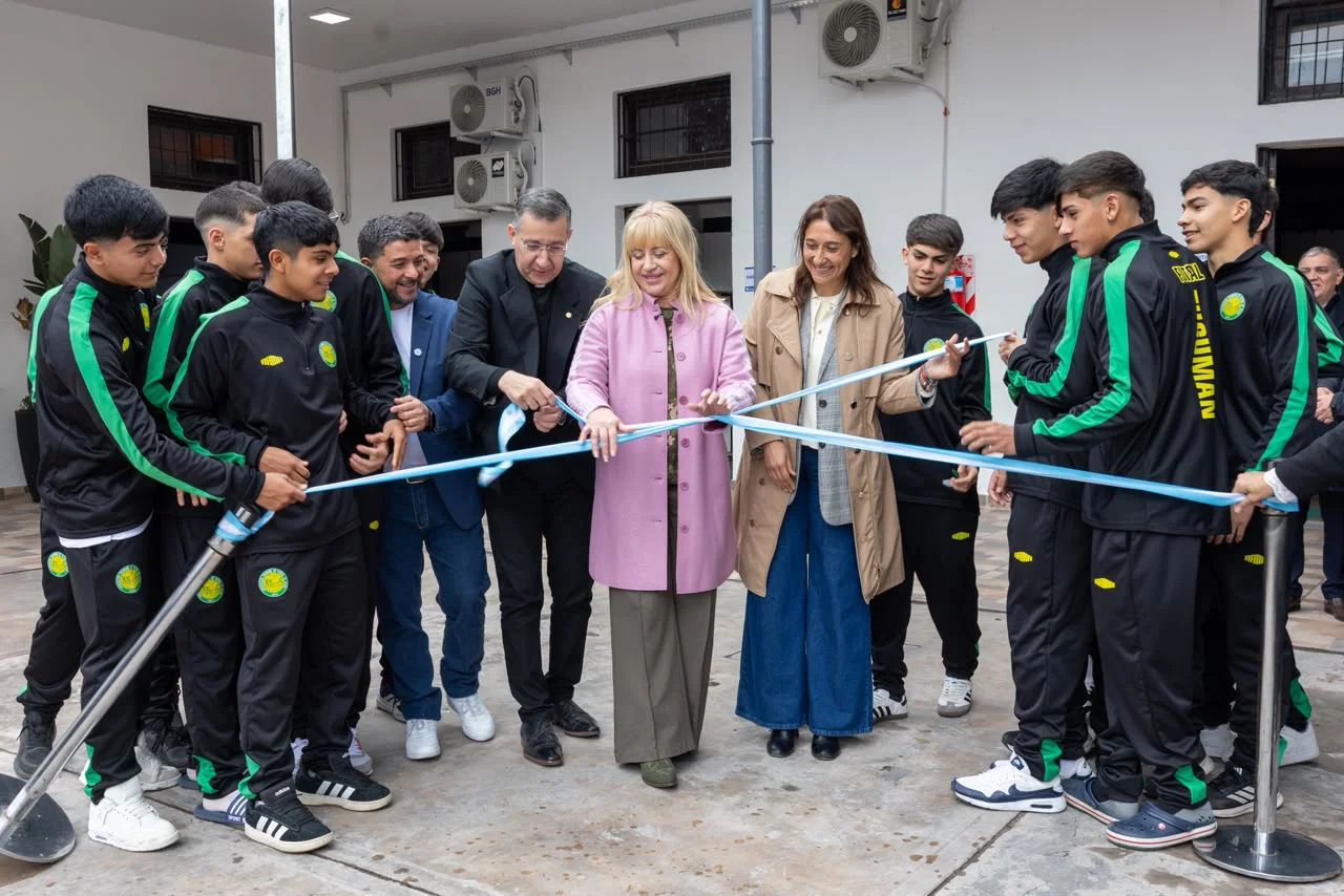 Rossana Chahla encabezó la inauguración del refugio papa León XIV