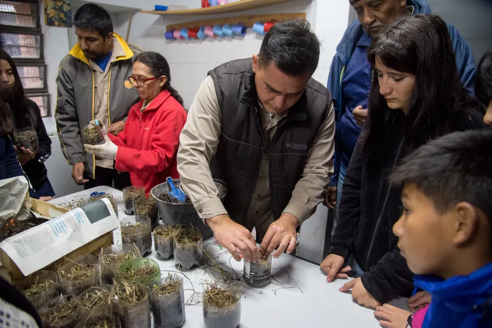 Taller de reciclado y huertas familiares 1