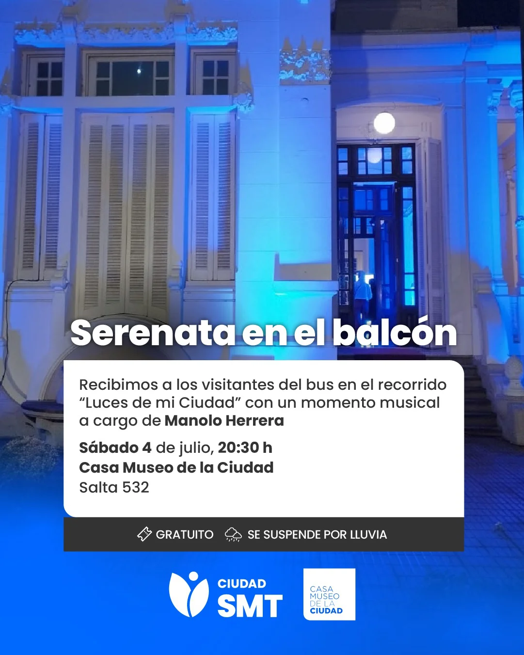 flyer Serenata en el Balcón