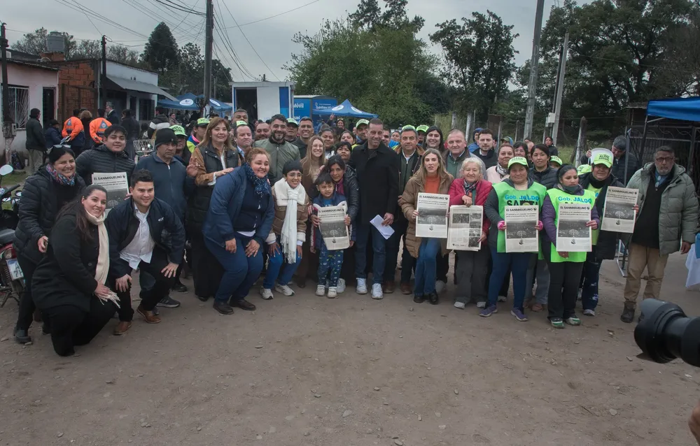 Operativo Integral Municipal en barrios San Alberto y José Hernández