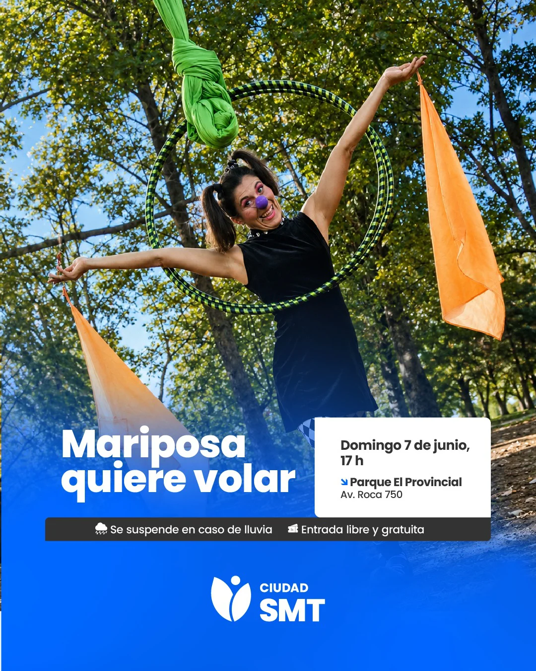 flyer mariposa quiere volar teatro