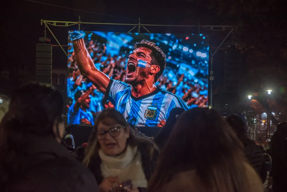 Punto Mundialista en Parque Avelllaneda- Argentina vs Suiza