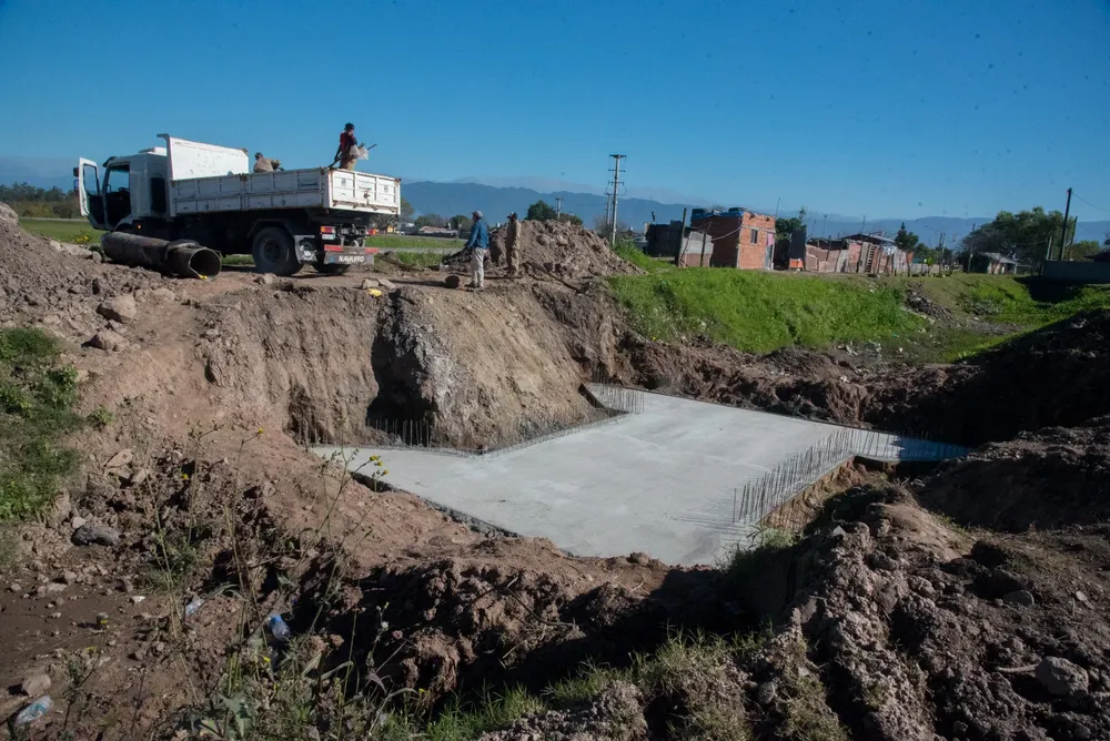 Obra hidráulica del barrio 360 Viviendas 3