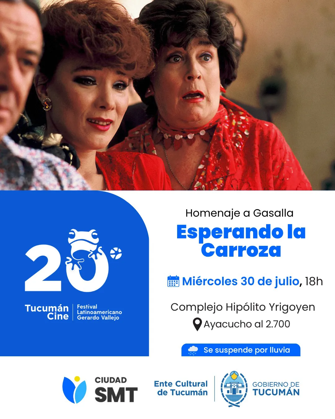 flyer esperando la carroza