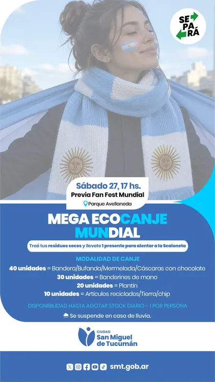 flyer eco canje sábado 27