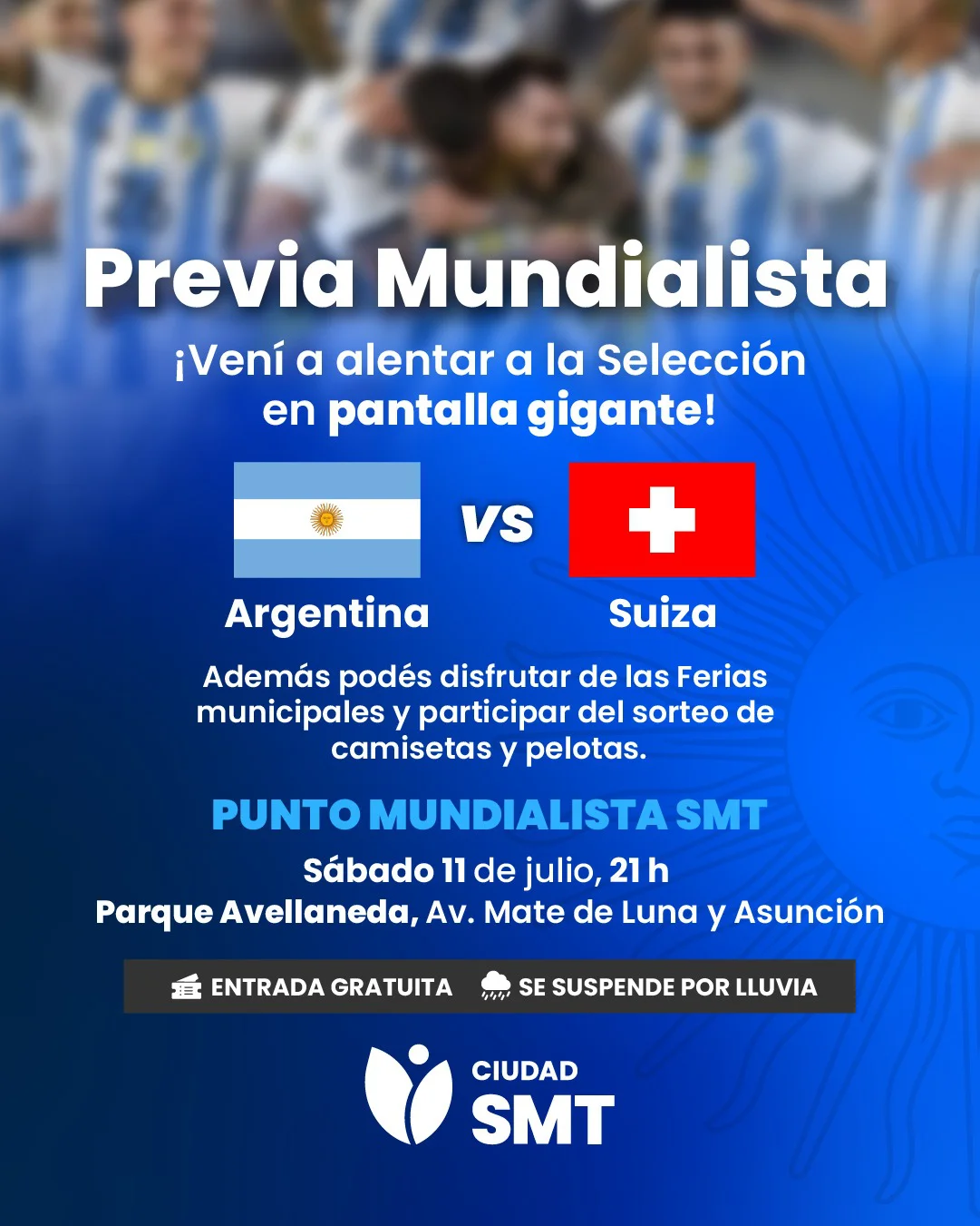 Punto Mundialista en Parque Avelllaneda- Argentina vs Suiza (2)