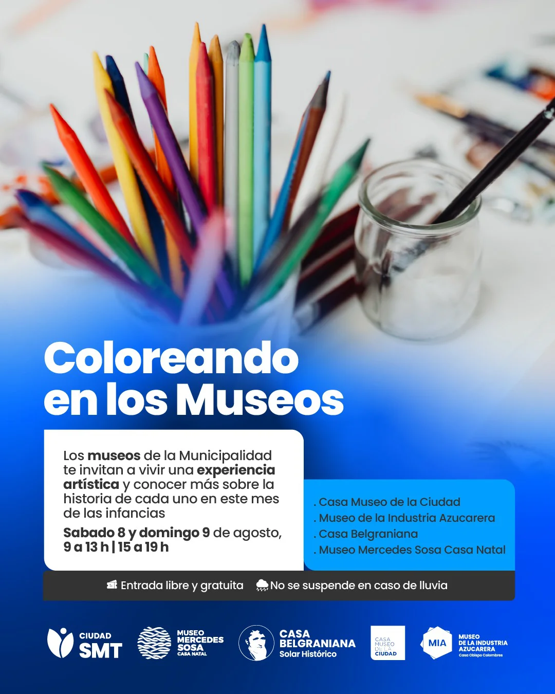 COLOREANDO LOS MUSEOS FLYER