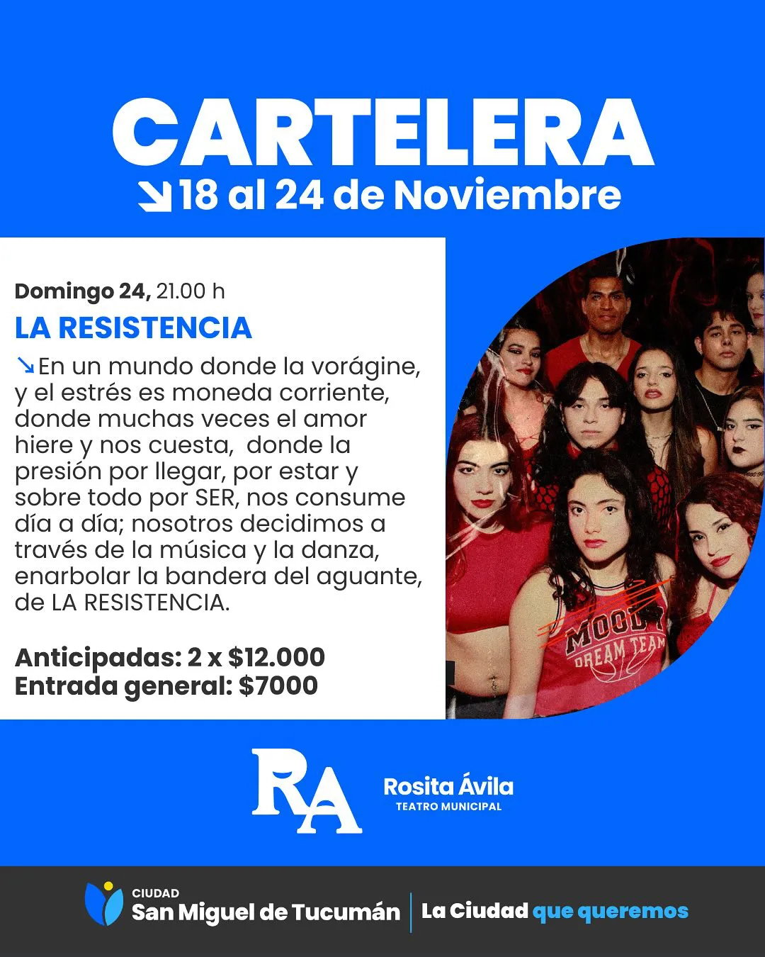 flyer teatro la resistencia