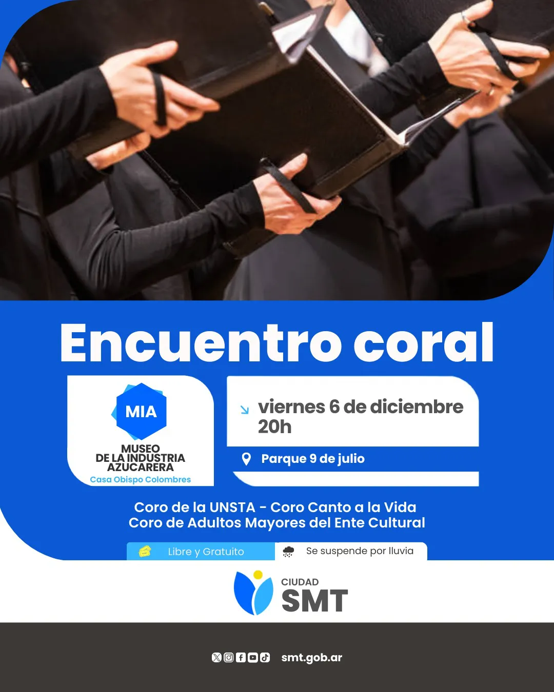 flyer encuentro coral 6 dic