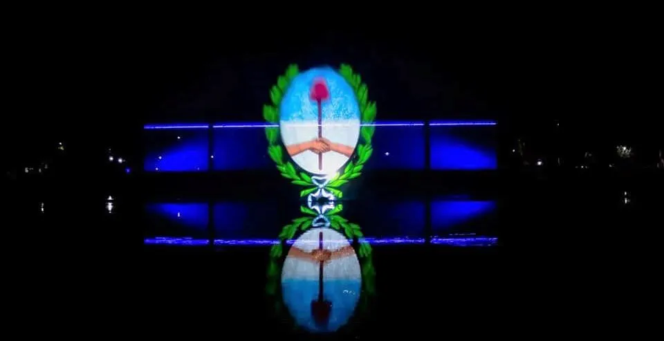 espectaculo batalla de Tucumán en lago san miguel  dic 2