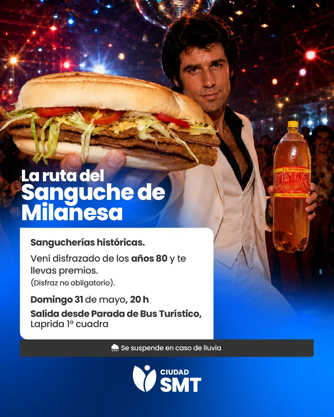 flyer ruta del sánguche 31 de mayo