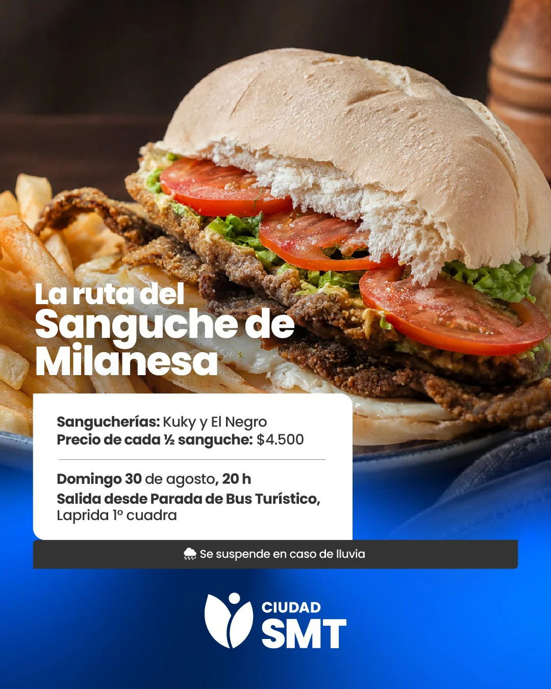 flyer milanesa 30 de agosto