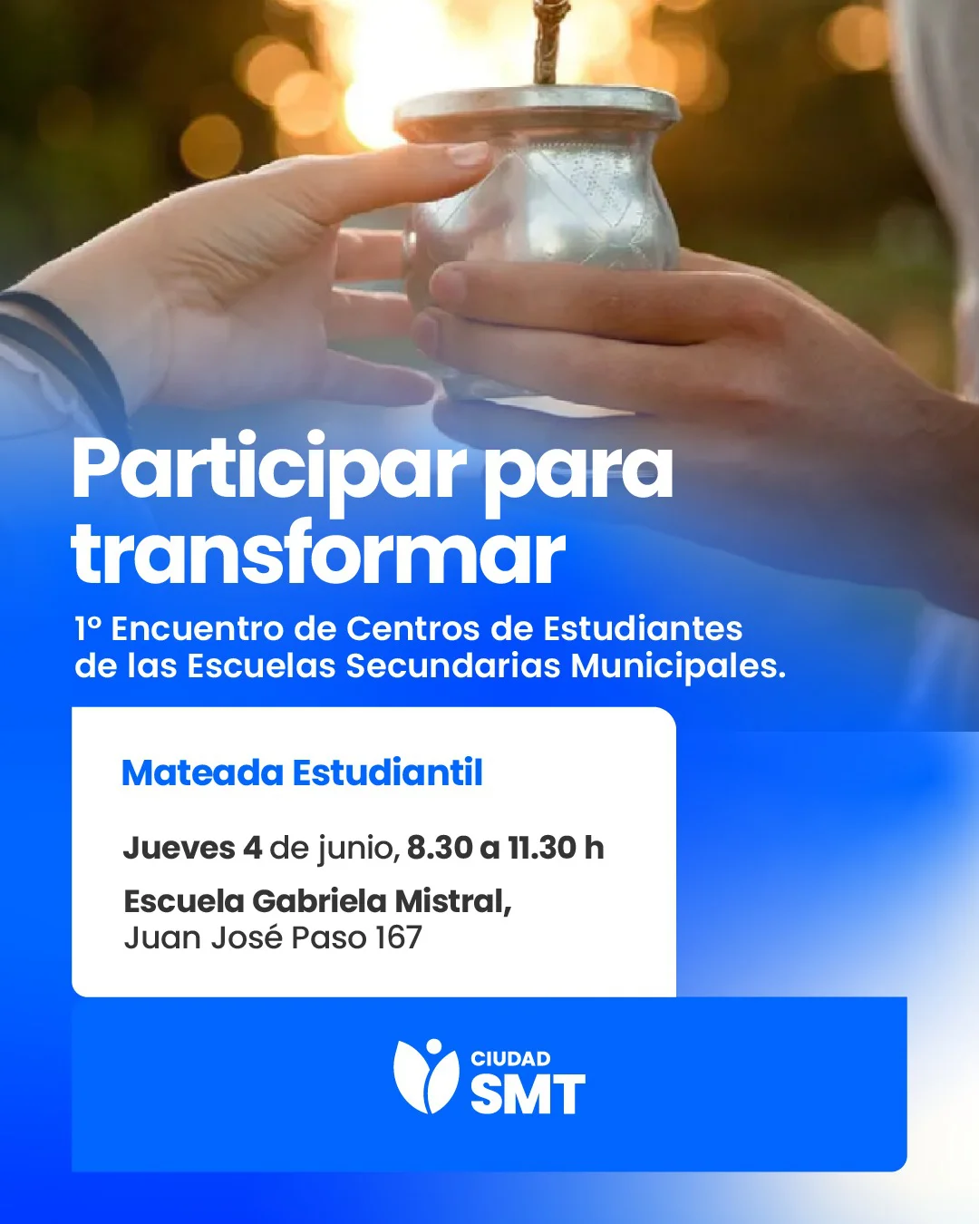 flyer participar para transfomar