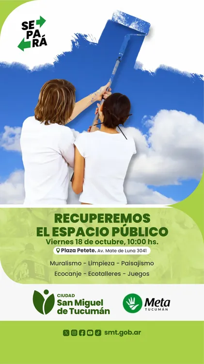 flyer recuperemos el espacio público