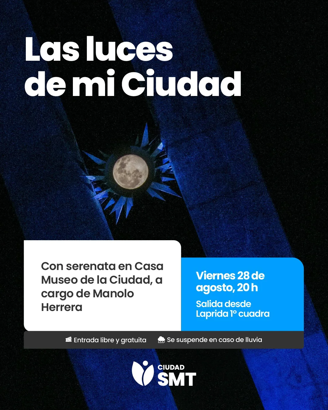 flyer luces 28 agosto