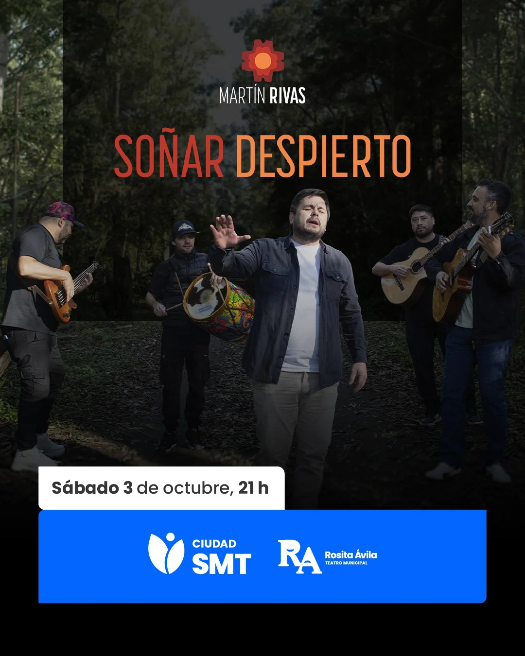 flyer solar despierto teatro rosita