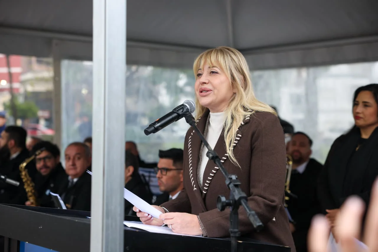 Rossana Chahla encabezó el acto en homenaje a José de San Martín a 176 años de su fallecimiento (2)