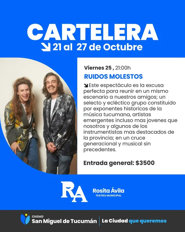 flyer ruidos molestos