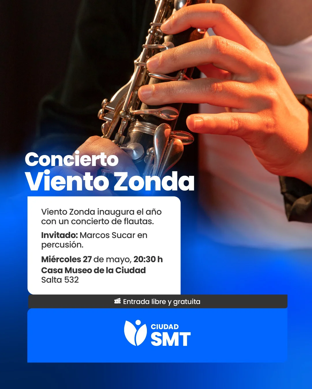 flyer concierto viento zonda