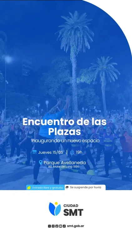 flyer encuentro de las plazas