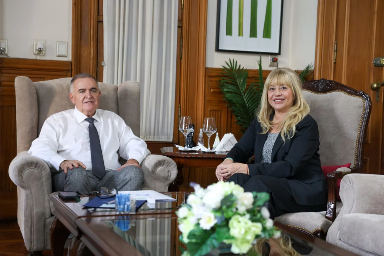 Reunión de Chahla con Jaldo por fondos coparticipables