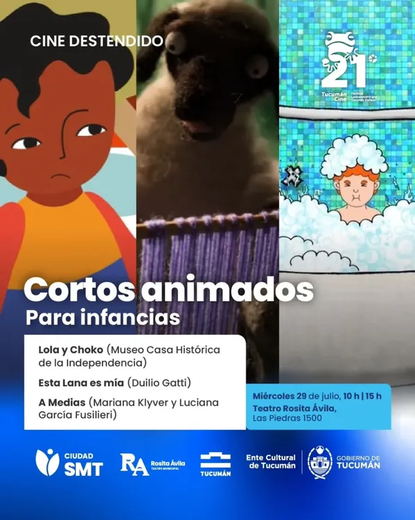 Cortos animados teatro Rosita Avila 2026