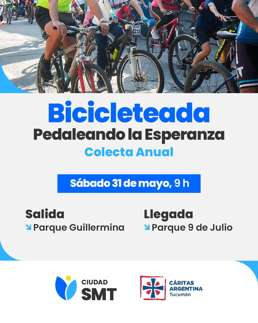 flyer bicicleteada