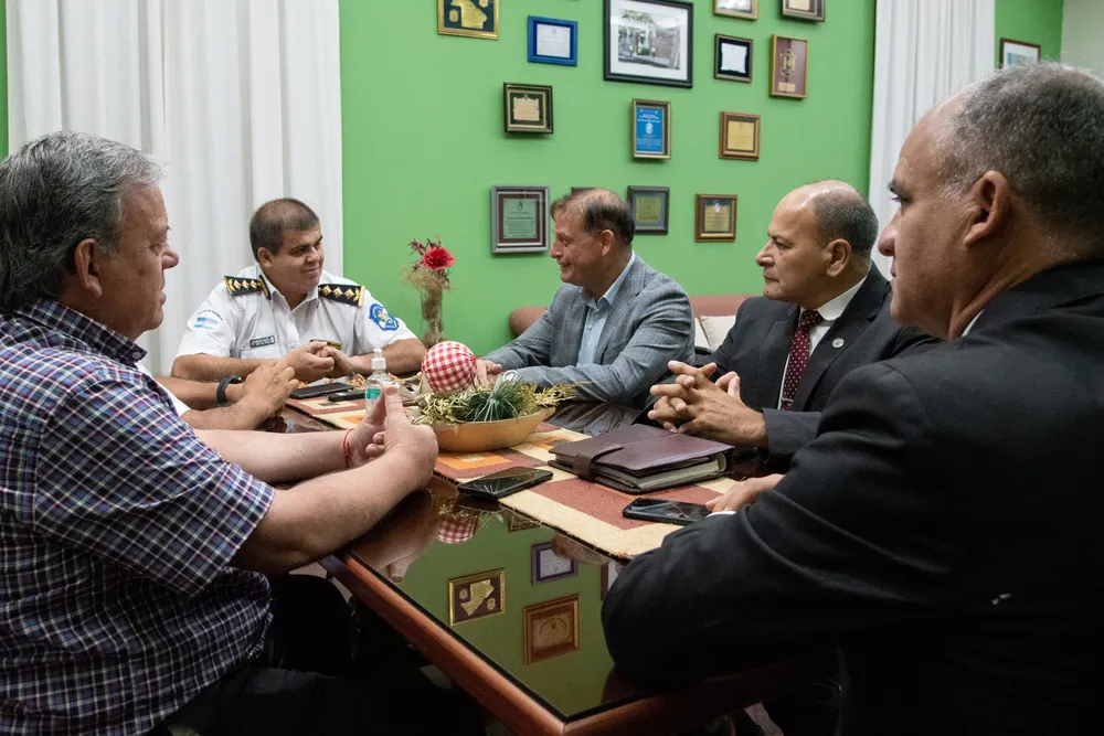 Reunión en Jeferatura de Policia (2)