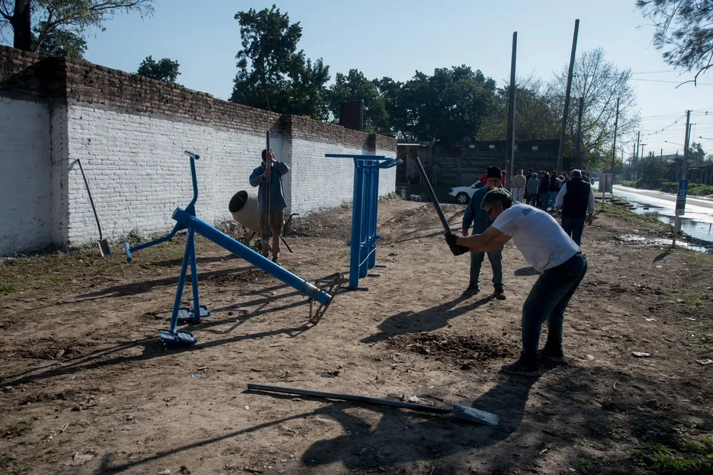 Trabajo intersectorial Barrio Diagonal Sur - 3 de agosto 1