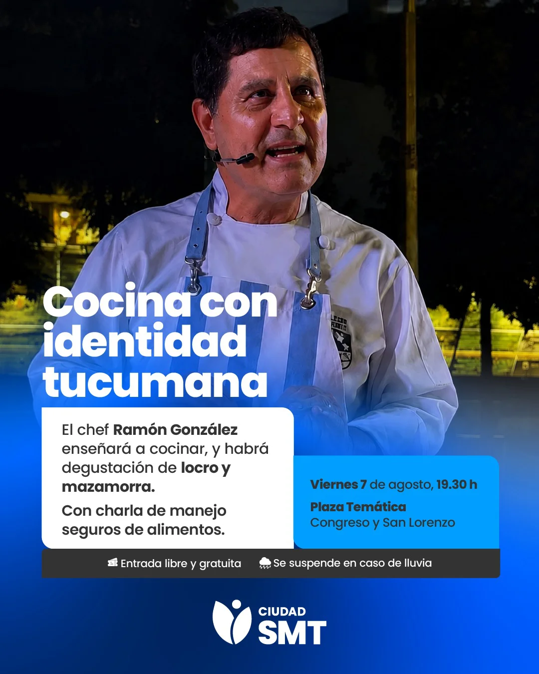 Cocina con identidad tucumana flyer AGOSTO