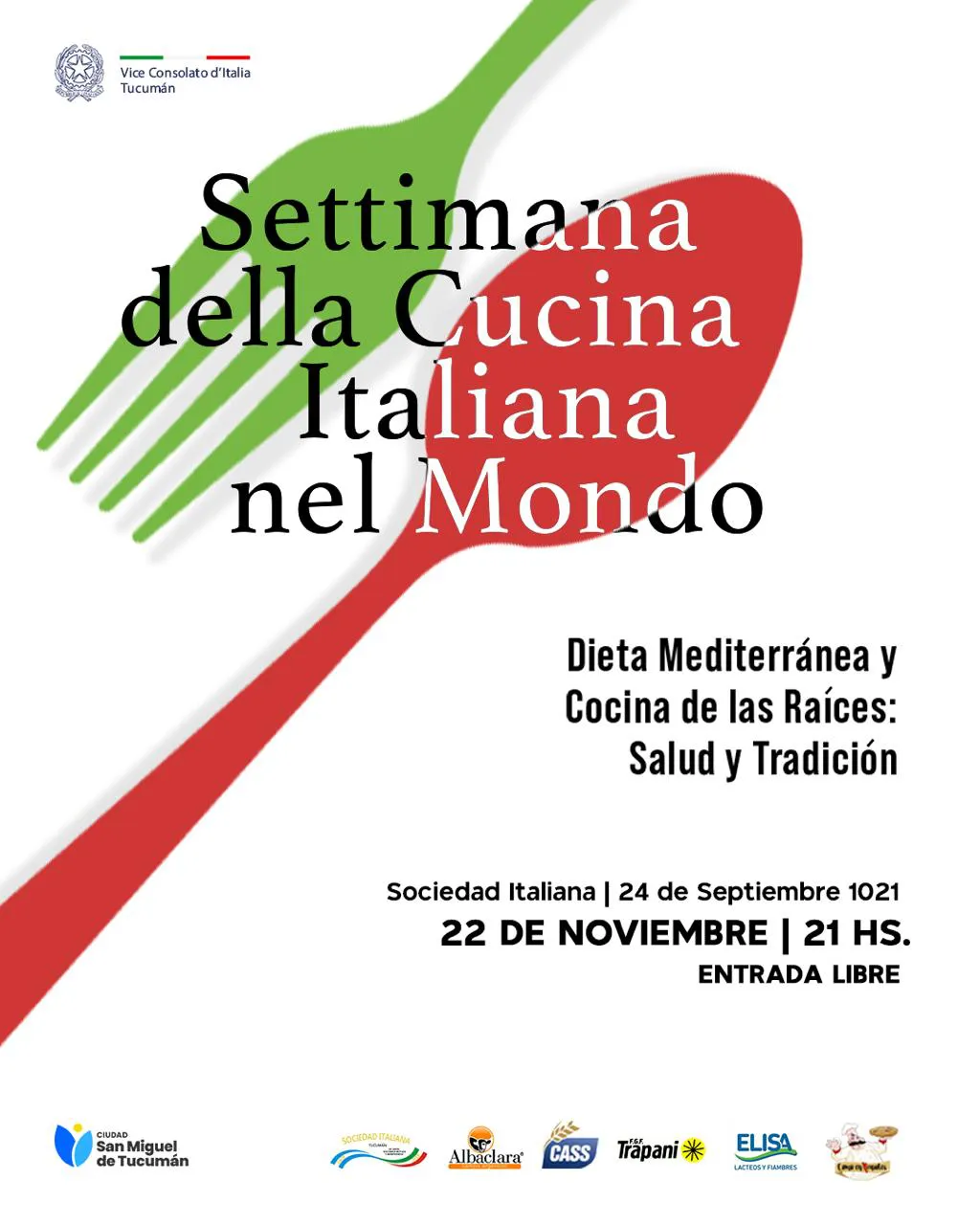 flyer cocina italiana