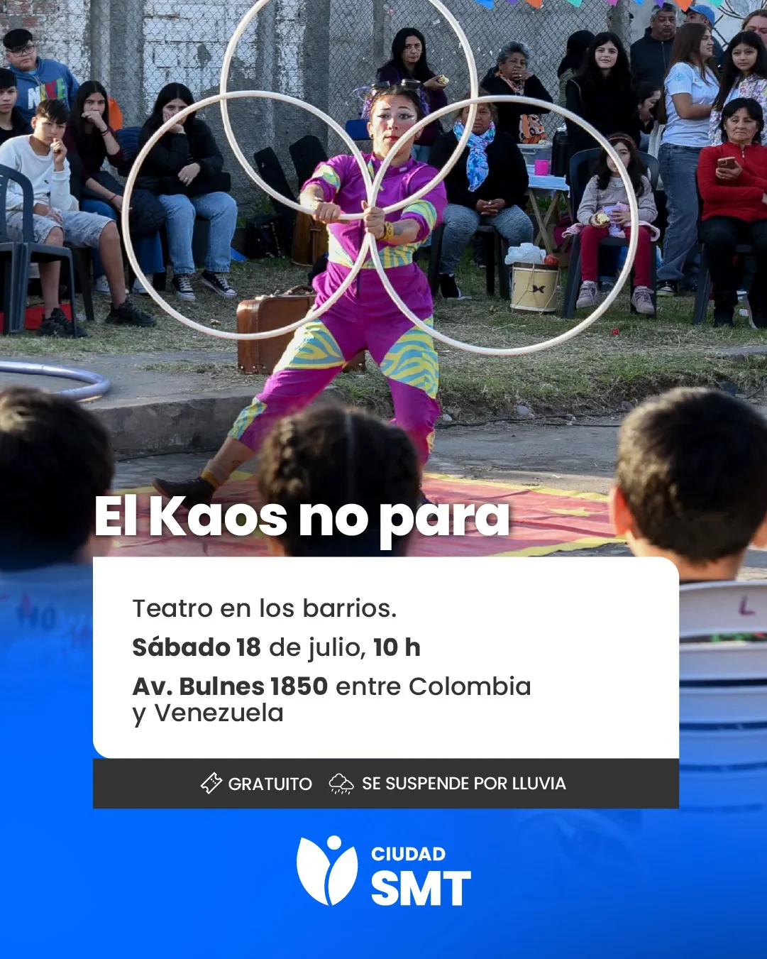 flyer el kaos no para