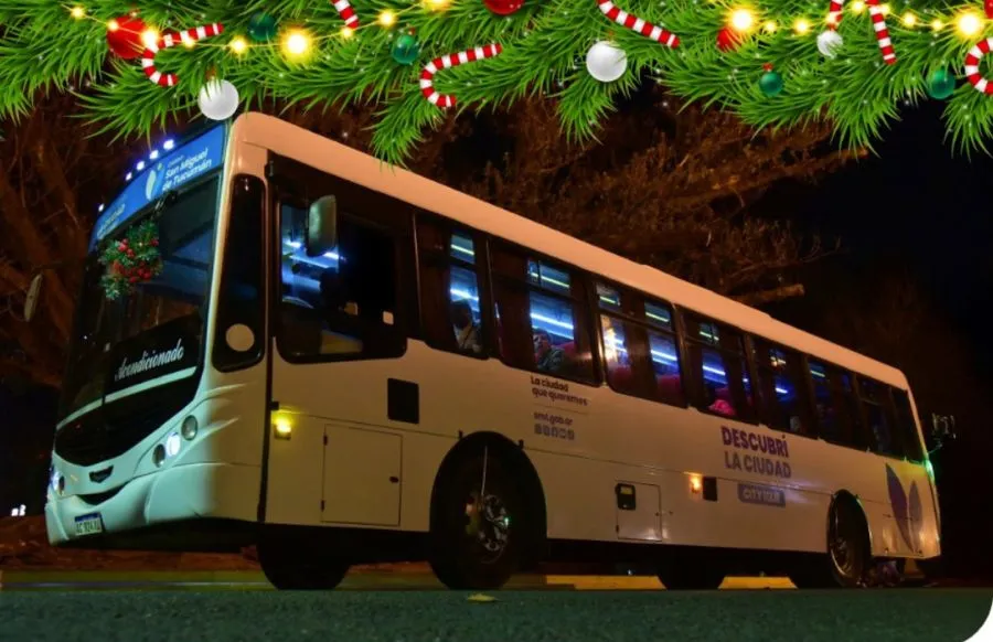 bus navideño
