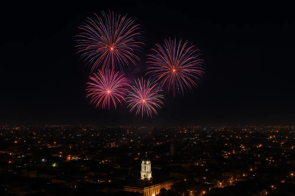 pirotecnia luminosa SMT.