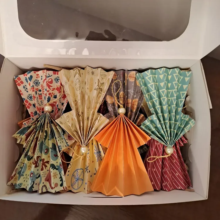 foto ángeles de papel