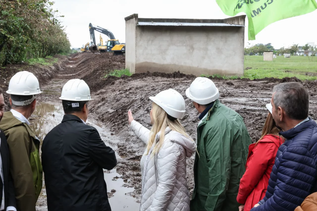 Acto de lanzamiento de la obra del Sistema de Desagüe Noreste