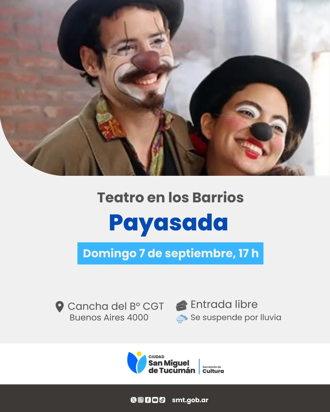 flyer payasada