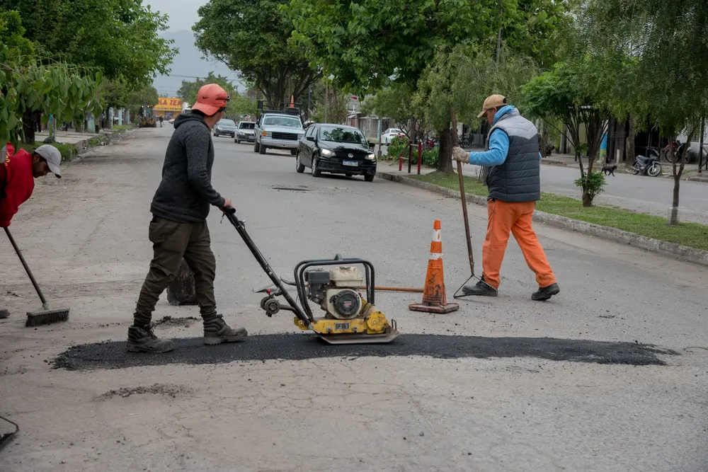 Operativo de jerarquización urbanística en Villa Amalia