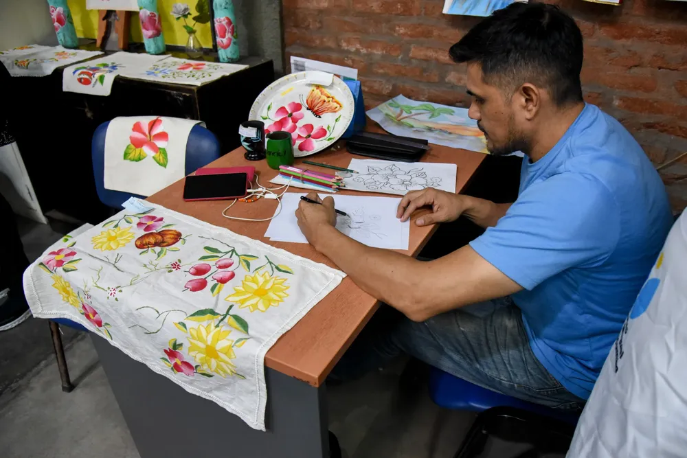 taller de pintura programas sociales avenida Juan B Justo 5