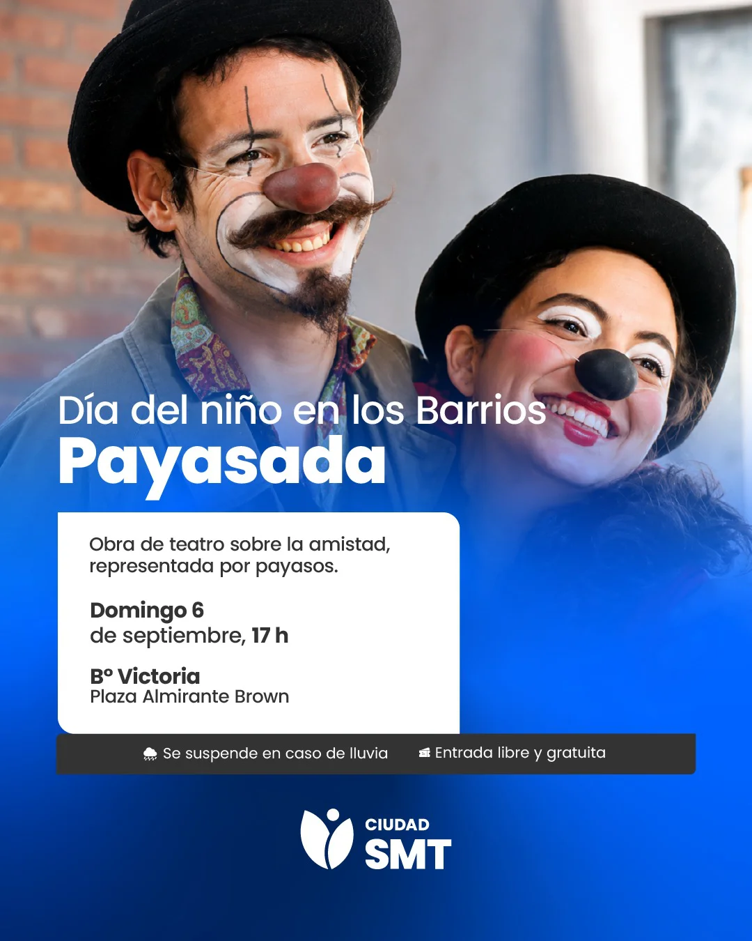 flyer payasada barrio victoria